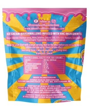 HHC MARSHMALLOWS - ICE CREAM 150mg HHC - Canna Health Amsterdam