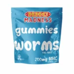 HHC Madness - Standard Gummy Worms - 200mg HHC