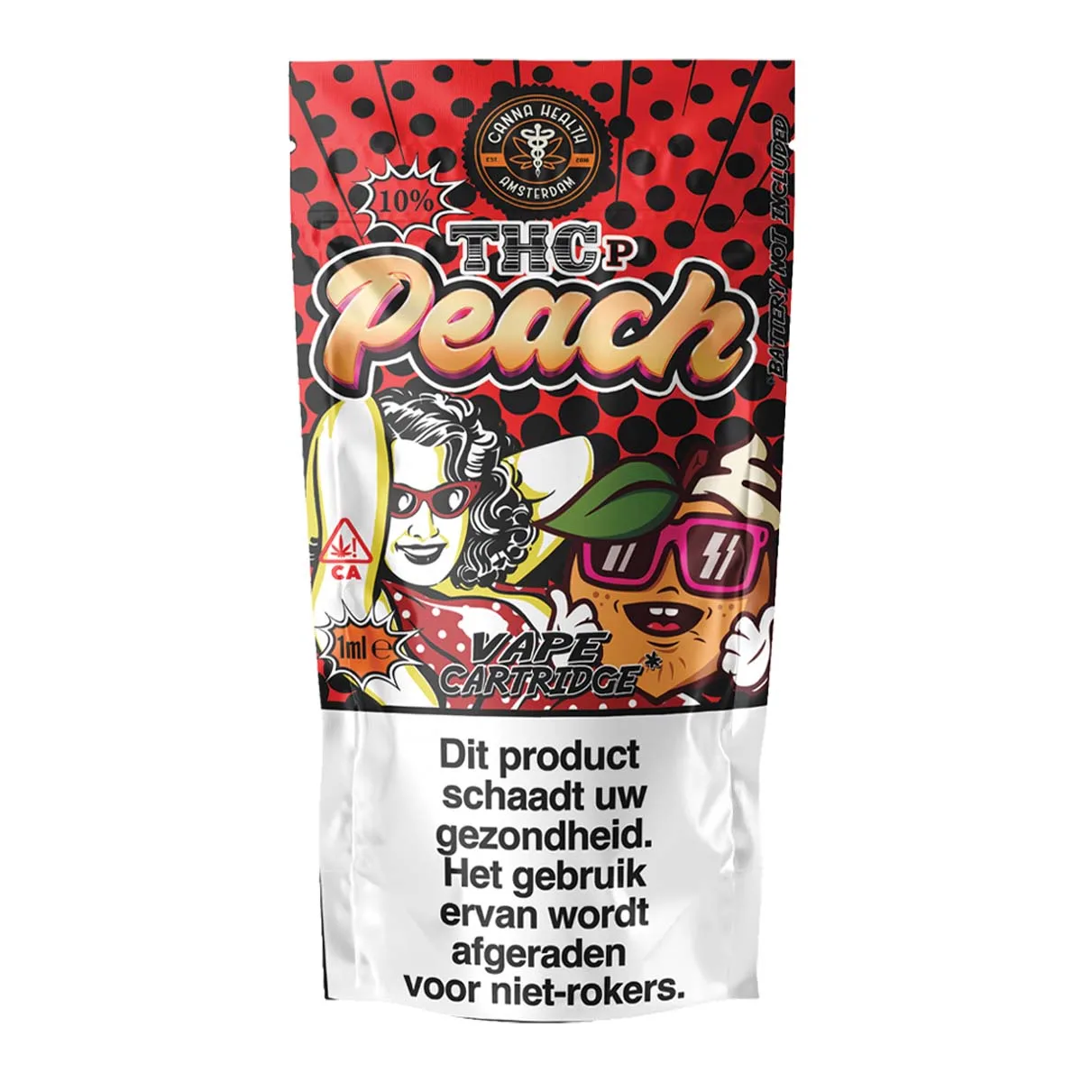 THCP Vape Peach - Canna Health Amsterdam