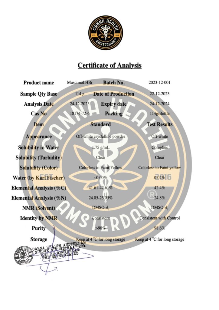 Muscimol HBr - CoA