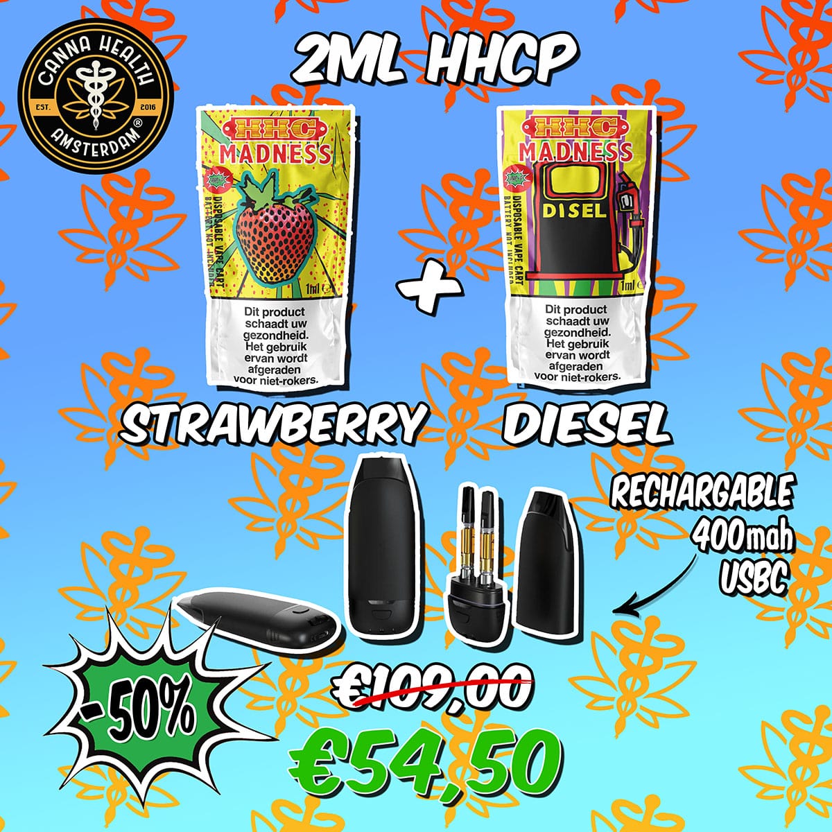 Strawberry Diesel HHCp Vapes