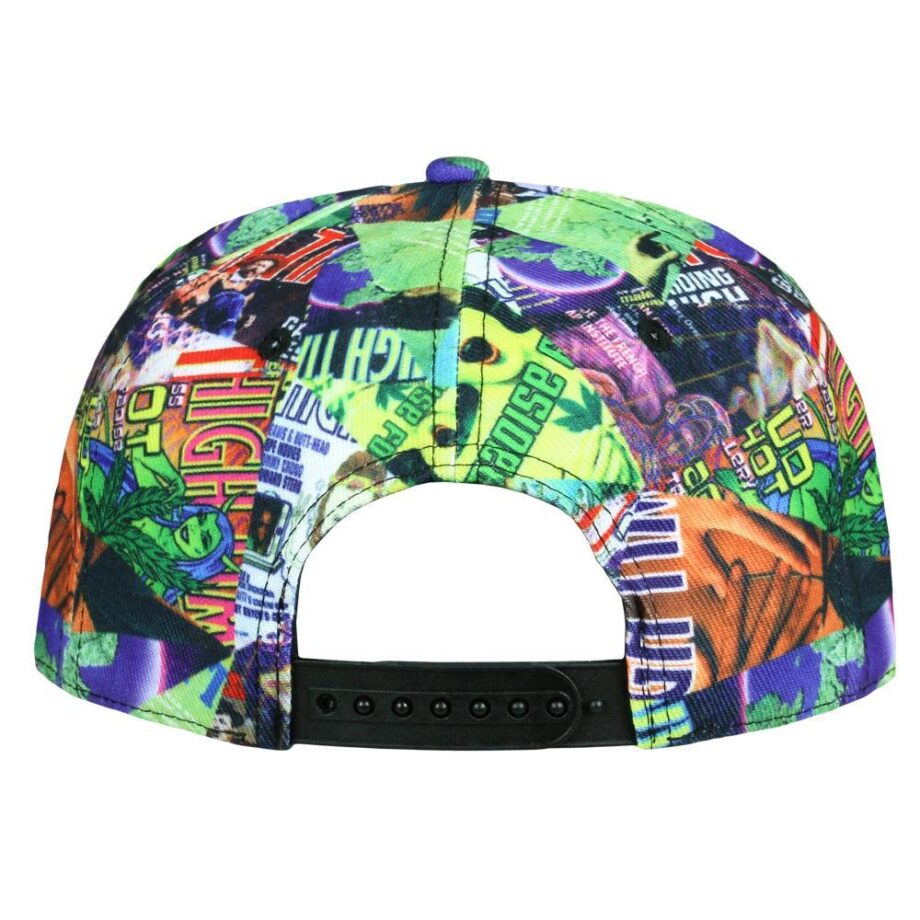 78795da8bd89c82ce Καπέλο High Times Covers Pattern Snapback - Image 5