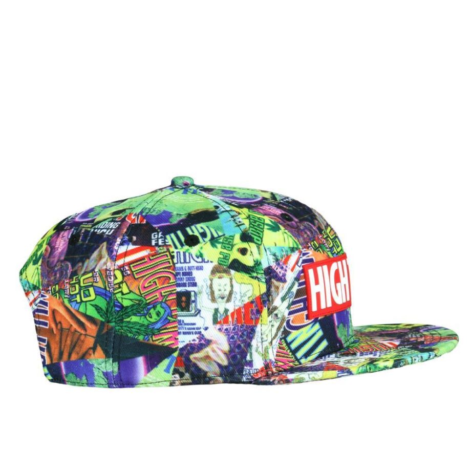 78805da8bd8a3130a Καπέλο High Times Covers Pattern Snapback - Image 4