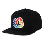 GPaw Tie Dye Black Snapback Hat