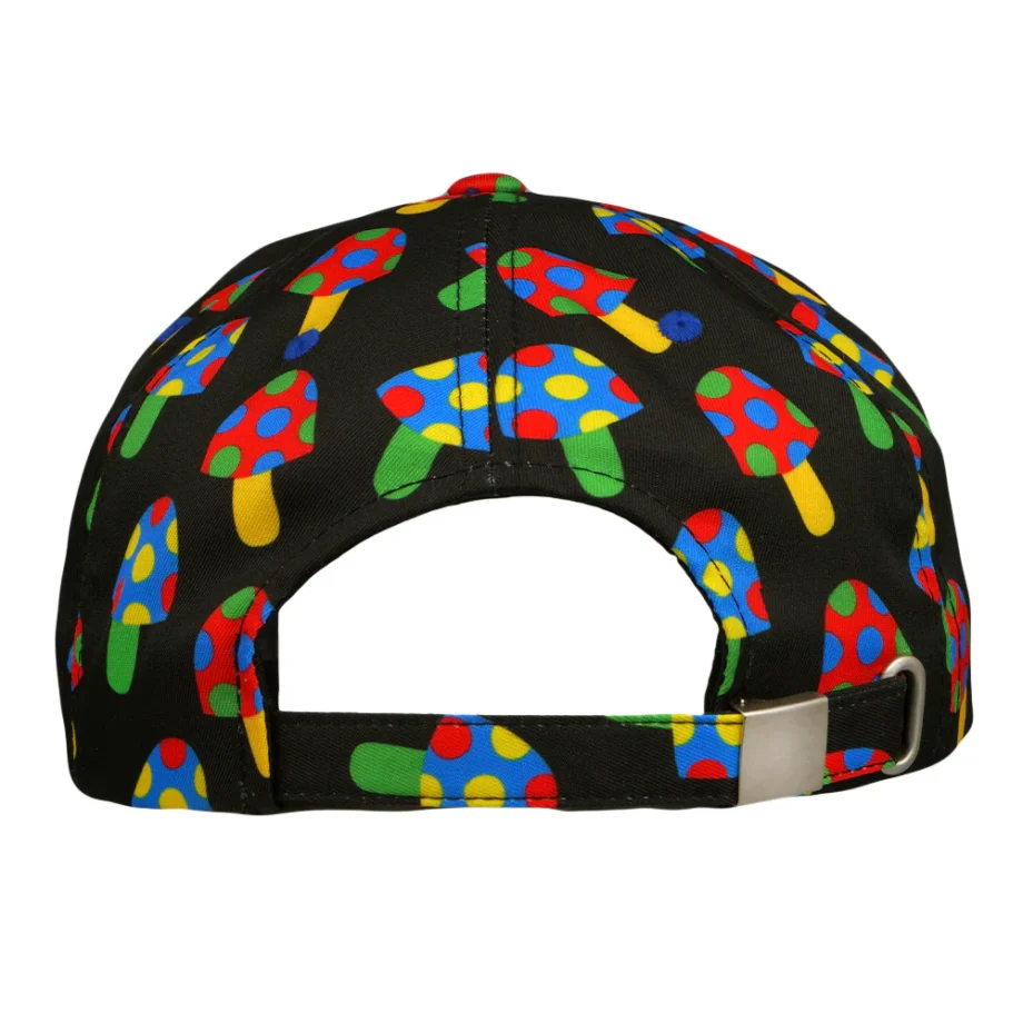 Grassrootsclothing63c976509e300963c976509e535.2751524263c976509e535.jpg FAB Shrooms Schwarze Dad-Mütze – Bild 6