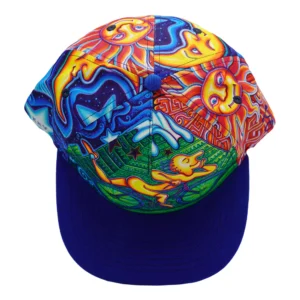 John Speaker Bicycle Day Allover Snapback Hat - Image 4