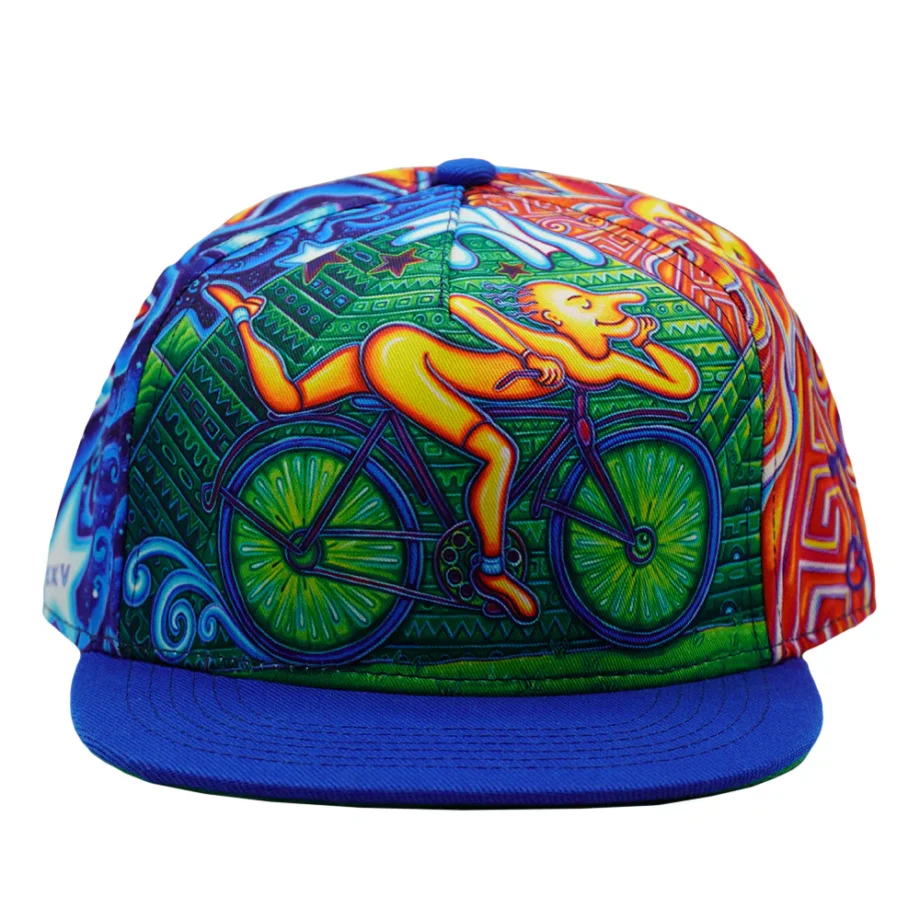 Grassrootsclothing643ee8206ce907643ee8206d0df.03504989643ee8206d0df.jpg John Speaker Bicycle Day Allover Snapback Hat - Image 3