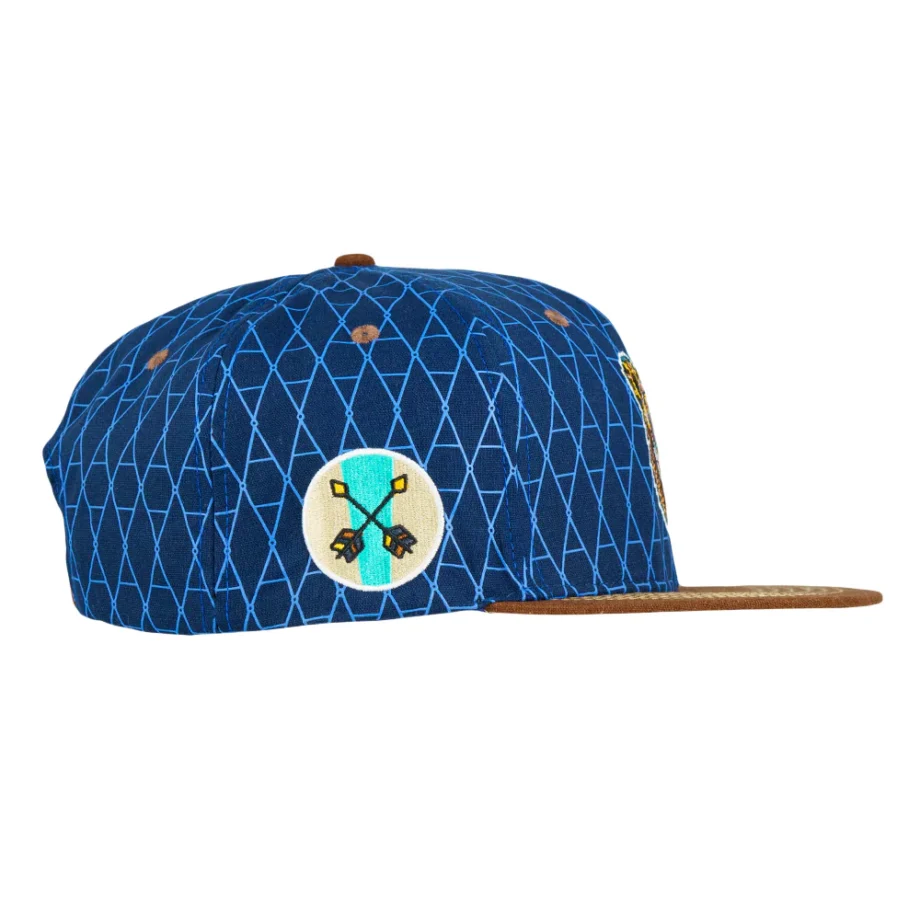 Grassrootsclothing652d6960ba4f03652d6960ba66e.38609358652d6960ba66e.jpg Frank Brothers Brother Bear Blaue Snapback-Mütze – Bild 5