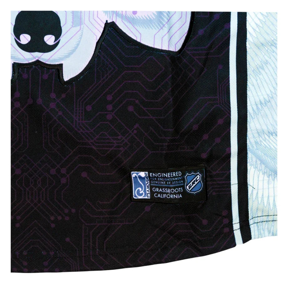 Grassrootsclothing656a09ffe15284656a09ffe18b3.29350142656a09ffe18b3.jpg Digital Migration Green Hockey Jersey - Image 3