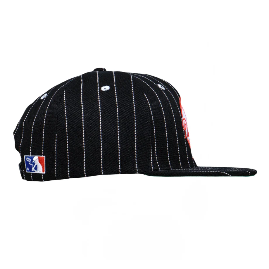 Grassrootsclothing66214f6140d7a066214f6140f2f.1388646166214f6140f2f.jpg Καπέλο Dankees Black Pinstripe Snapback - Image 5