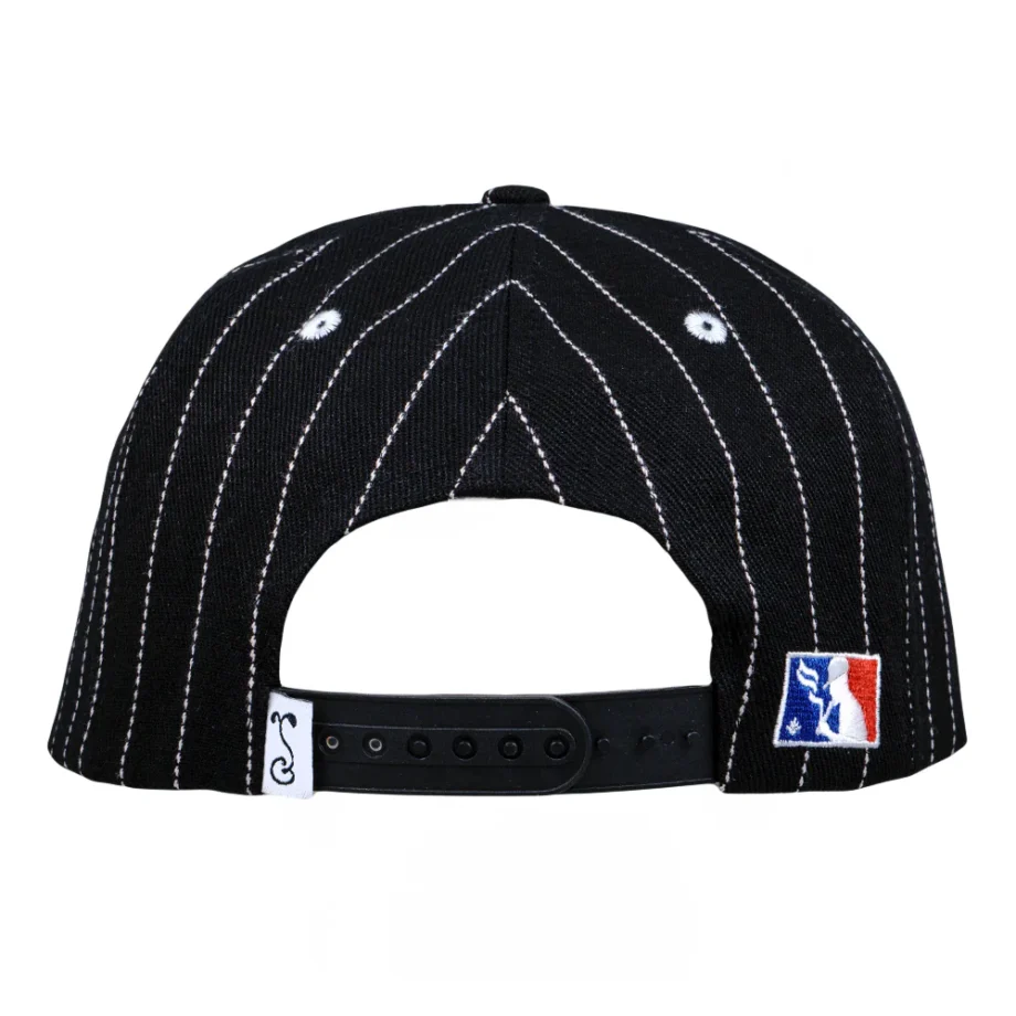 Grassrootsclothing66214f615f649966214f615f84b.5109390566214f615f84b.jpg-2 Καπέλο Dankees Black Pinstripe Snapback - Image 6