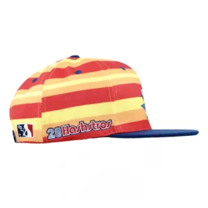 Hashstros Orange Gestreifte Snapback-Mütze – Bild 6