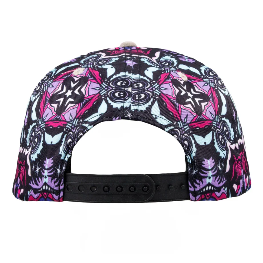 Grassrootsclothing664b67a7a7d056664b67a7a7eaf.68600391664b67a7a7eaf.jpg Ellie Paisley Bear Floral Snapback Hat - Image 3