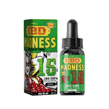 CBD Madness Oil No. 15 CBG CBD – 1000mg CBG, 500 mg CBD (15%) | 10ml
