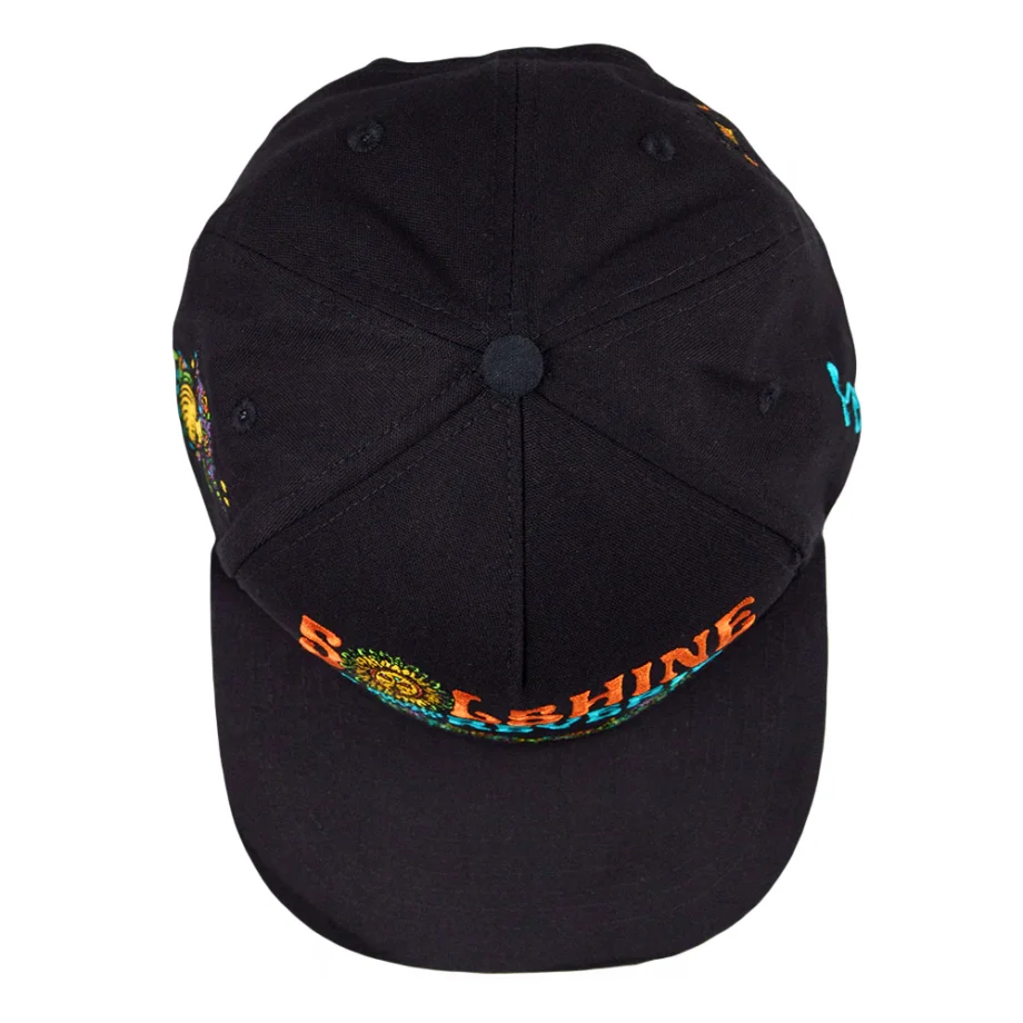 Solshine Reverie Black Snapback Hat – Bild 3