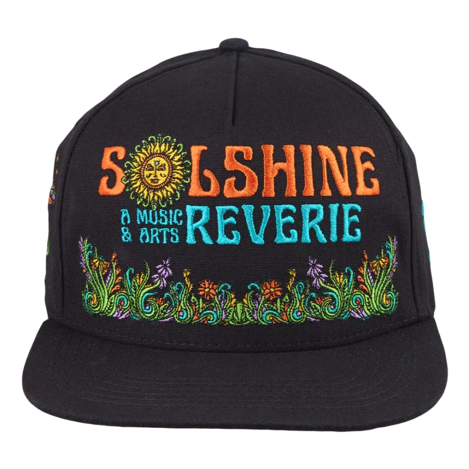 Solshine Reverie Black Snapback Hat – Bild 2