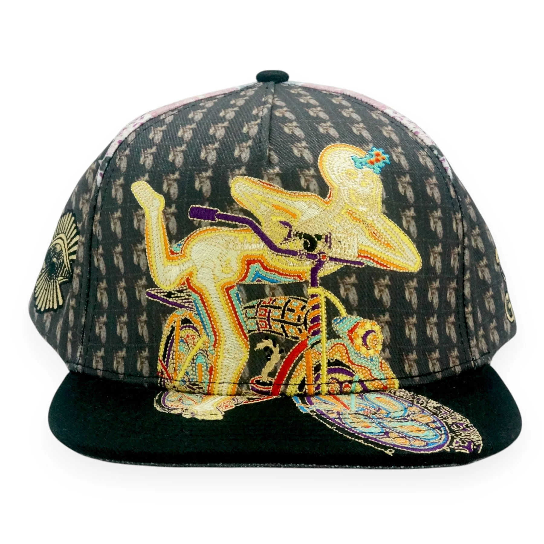 Grassrootsclothing6802b20def5af56802b20def976.040023976802b20def976.jpg INTROSPECTIVE PROJECTIONS BICYCLE DAY BLACK SNAPBACK HAT – Bild 1