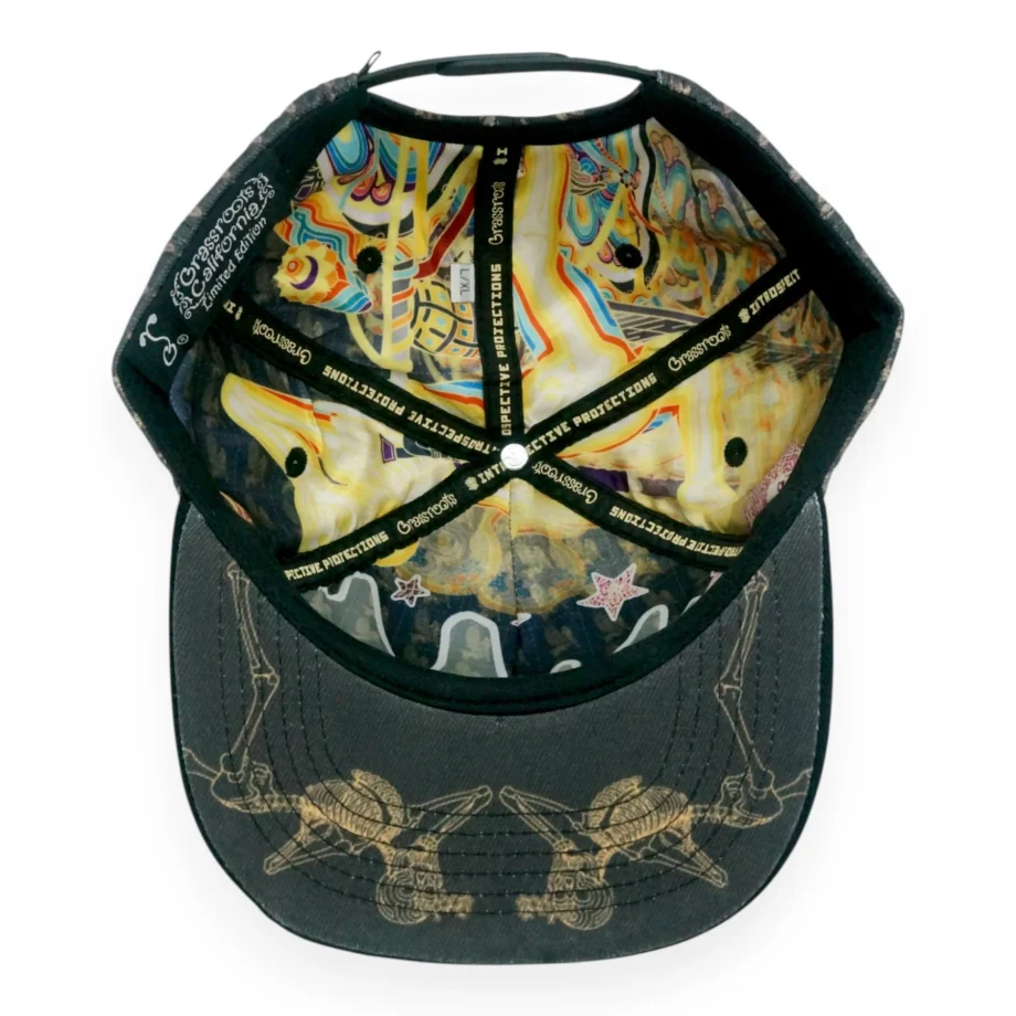 INTROSPECTIVE PROJECTIONS BICYCLE DAY BLACK SNAPBACK HAT – Bild 2