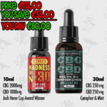CBG Power Bundle – CBD Madness No.30 Oil (30%) & CBD-CBG Massage Oil